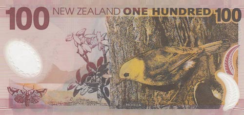 New Zealand, 100 Dollars, 2008, ... 