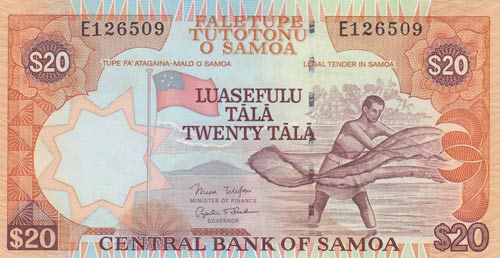 Samoa, 20 Tala, 2002, UNC, p35