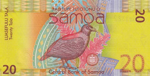 Samoa, 20 Tala, 2012, UNC, p40b