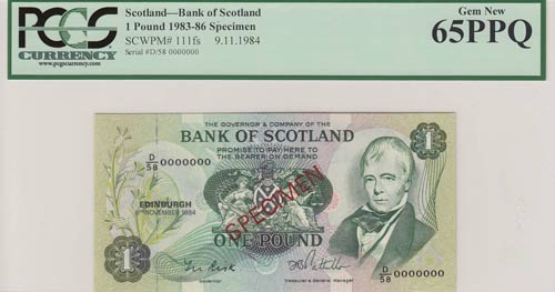 Scotland, 1 pound, 1984, p111fs, ... 