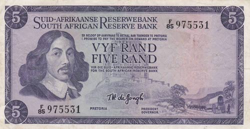 South Africa, 5 Rand, 1967-1974, ... 