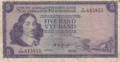 South Africa Republic, 5 Rand, ... 