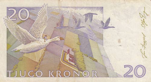 Sweden, 20 Kronor, 1986, VF, p63