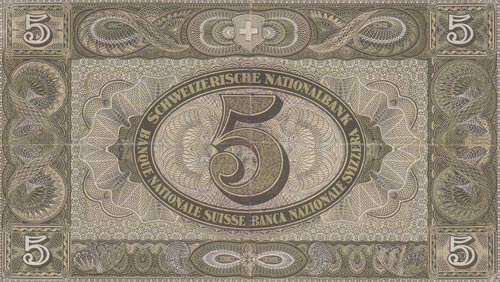 Switzerland, 5 Franken, 1942, XF, ... 