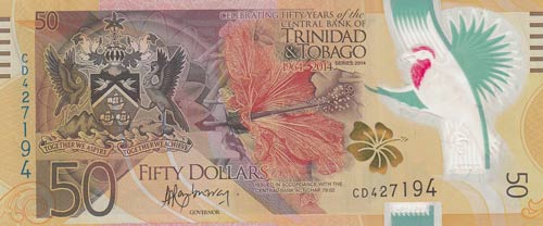 Trinidad And tobago, 50 Dollars, ... 