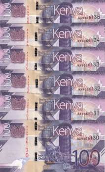 Kenya, 100 Shillings, 2019, UNC, ... 