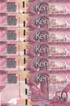 Kenya, 50 Shillings, 2019, UNC, ... 