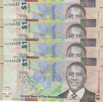Bahamas, 1 Dollar, 2017, UNC, p77, ... 