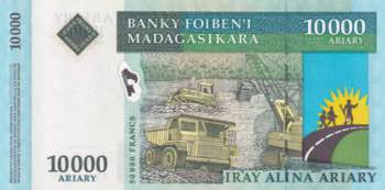 Madagascar, 10.000 Ariary, 2003, ... 