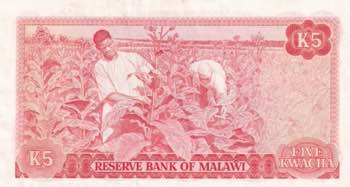 Malawi, 5 Kwacha, 1964, UNC, p11