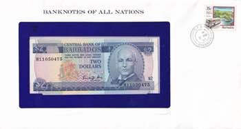 Barbados, 2 Dollars, 1986, UNC, ... 