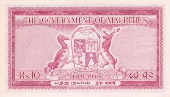 Mauritius, 10 Rupees, 1954, UNC, ... 