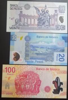 Mexico, 20-20-100 Pesos, ... 