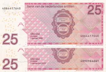 Netherlands Antilles, 25 Gulden, ... 