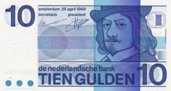 Netherlands, 10 Gulden, 1968, ... 