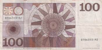 Netherlands, 100 Gulden, 1970, VF, ... 