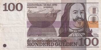 Netherlands, 100 Gulden, 1970, VF, ... 