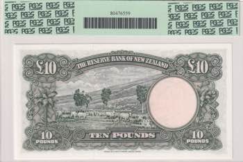 New Zealand, 10 Pounds, 1967, UNC, ... 