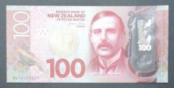 New Zealand, 100 Dollars, 2016, ... 