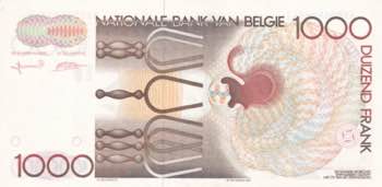 Belgium, 1.000 Francs, 1980/1996, ... 