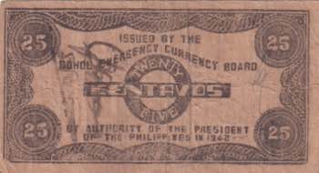 Philippines, 25 Pesos, 1942, VF, ... 
