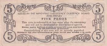 Philippines, 5 Pesos, 1944, XF, ... 