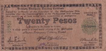 Philippines, 20 Pesos, 1944, FINE, ... 