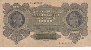 Poland, 10.000 Marek, 1922, , p32