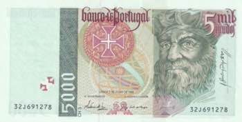 Portugal, 5.000 Escudos, 1998, ... 