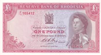 Rhodesia, 1 Pound, 1966, UNC, p28a