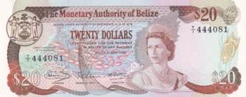 Belize, 20 Dollars, 1980, UNC, p41a