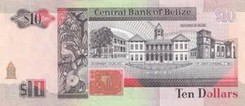 Belize, 10 Dollars, 1991, UNC, p54b