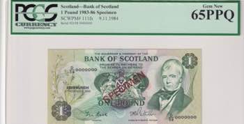 Scotland, 1 Pound, 1984, UNC, ... 