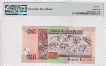 Belize, 20 Dollars, 2017, UNC, p69f