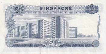 Singapore, 1 Dollar, 1967/1972, ... 