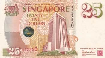 Singapore, 25 Dollars, 1996, UNC, ... 