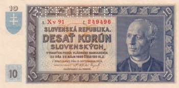 Slovakia, 10 Korun, 1939, UNC, ... 