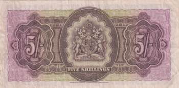 Bermuda, 5 Shillings, 1952, VF, ... 