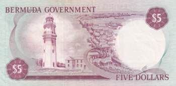 Bermuda, 5 Dollars, 1970, XF(-), ... 