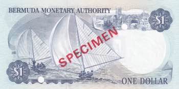 Bermuda, 1 Dollar, 1984, UNC, ... 