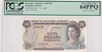 Bermuda, 50 Dollars, 1982, UNC, ... 