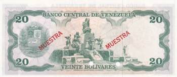 Venezuela, 20 Bolívares, 1977, ... 