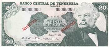 Venezuela, 20 Bolívares, 1977, ... 