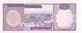Cayman Islands, 40 Dollars, 1974, ... 