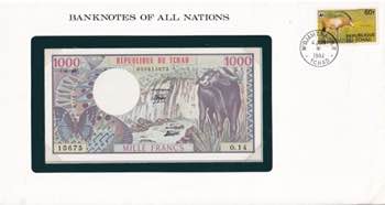 Chad, 1.000 Francs, 1980, UNC, p7, ... 