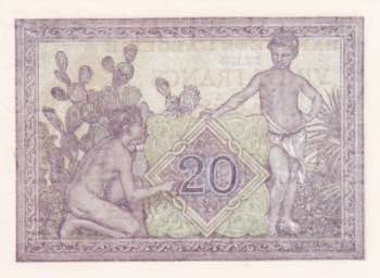 Algeria, 20 Francs, 1945, UNC, p92b