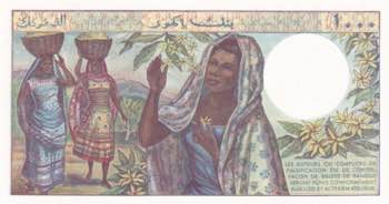 Comoros, 1.000 Francs, 1986, UNC, ... 