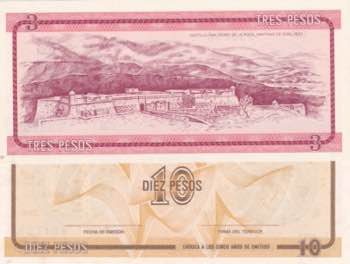 Cuba, 3-10 Pesos, 1985, UNC, pFX2; ... 