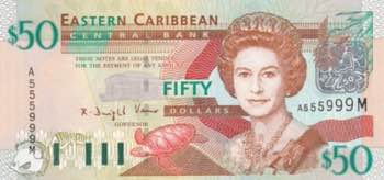 East Caribbean States, 50 Dollars, ... 