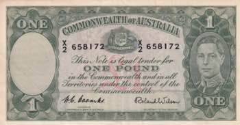 Australia, 1 Pound, 1952, AUNC(-), ... 